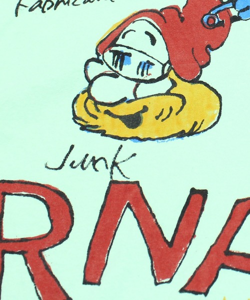RNA(アールエヌエー)の「M2705 ジャンクキャラプリントTEE(Tシャツ/カットソー・レディース・アッシュグレー/ミント/ブラック・MEDIUM)」の21枚目の写真