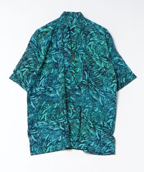 チャイハネ(チャイハネ)の「【チャイハネ】ウミバティMEN'Sシャツ(シャツ/ブラウス・メンズ・ブルー/グリーン/ブラック・FREE)」の3枚目の写真