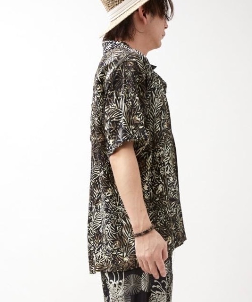 チャイハネ(チャイハネ)の「【チャイハネ】ウミバティMEN'Sシャツ(シャツ/ブラウス・メンズ・ブルー/グリーン/ブラック・FREE)」の6枚目の写真