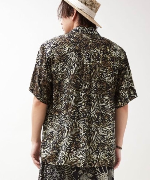 チャイハネ(チャイハネ)の「【チャイハネ】ウミバティMEN'Sシャツ(シャツ/ブラウス・メンズ・ブルー/グリーン/ブラック・FREE)」の7枚目の写真