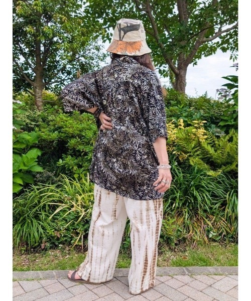 チャイハネ(チャイハネ)の「【チャイハネ】ウミバティMEN'Sシャツ(シャツ/ブラウス・メンズ・ブルー/グリーン/ブラック・FREE)」の11枚目の写真
