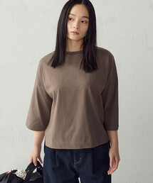 COMME CA ISM（コムサイズム）の「【接触冷感】7分袖 カットソー（Tシャツ/カットソー）」