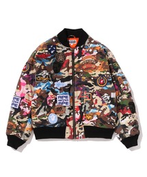 A BATHING APE｜ア ベイシング エイプのMA-1（ブランドロゴ）通販