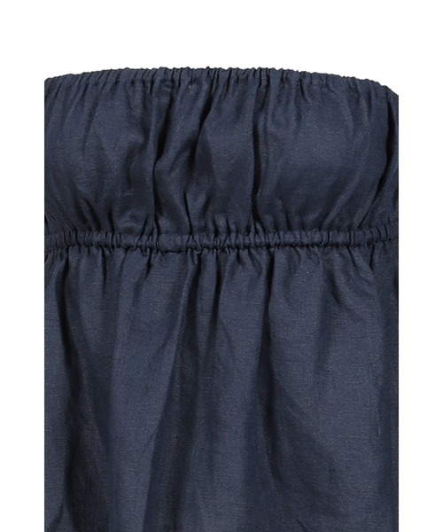 GLOWNY(グロウニ―)の「G HARBOR LINEN TUBE(チューブトップ・レディース・ネイビー・OS)」の4枚目の写真