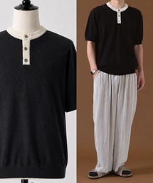 OXA（オグザ）の「ヘンリーネックTシャツ（Tシャツ/カットソー）」