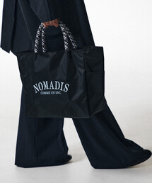 NOMADIS | NOMADIS/ノマディス SAC2 W/16 サック2ワイド カレッジロゴ ナイロントートバッグ(ショルダーバッグ)