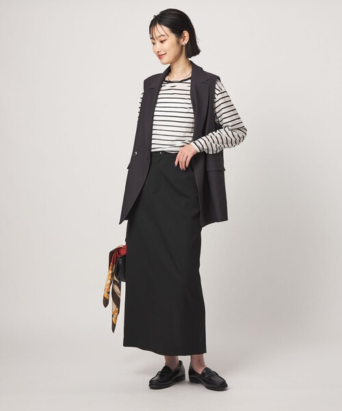 green label relaxing(グリーンレーベルリラクシング)の「シアー ロングスリーブ プルオーバー カットソー(Tシャツ/カットソー・レディース・ブラック/その他1/その他2/その他3・FREE)」の9枚目の写真