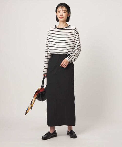 green label relaxing(グリーンレーベルリラクシング)の「シアー ロングスリーブ プルオーバー カットソー(Tシャツ/カットソー・レディース・ブラック/その他1/その他2/その他3・FREE)」の13枚目の写真