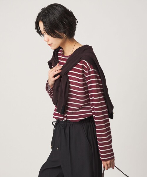 green label relaxing(グリーンレーベルリラクシング)の「シアー ロングスリーブ プルオーバー カットソー(Tシャツ/カットソー・レディース・ブラック/その他1/その他2/その他3・FREE)」の15枚目の写真