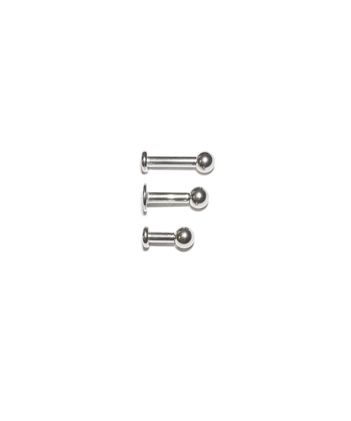 MORPH（モルフ）の「MORPH モルフ ラブレット ボディーピアス 10ゲージ 6mm~12mm（ピアス（片耳用）・レディース・シルバー・10/8/6/12）」の2枚目の写真