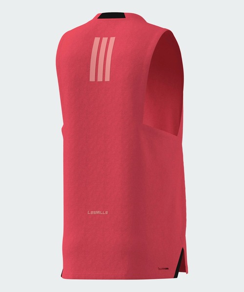 adidas（アディダス）の「Les Mills グラフィック タンクトップ / アディダス adidas（タンクトップ・メンズ・ピンク・3XL/XX-SMALL/X-SMALL/X-LARGE/XX-LARGE/MEDIUM/SMALL/LARGE）」の2枚目の写真