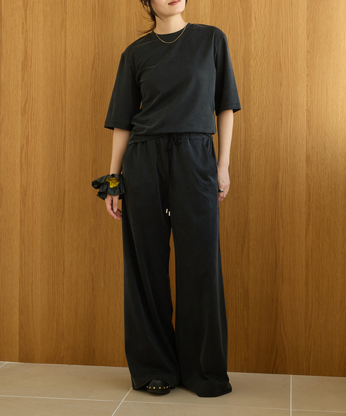 IENA LA BOUCLE(イエナラブークル)の「《追加3/洗濯機洗い可》IENA LA BOUCLE Cupra mix イージーパンツ(その他パンツ・レディース・ベージュ/ブラック・34/36/38/40)」の10枚目の写真