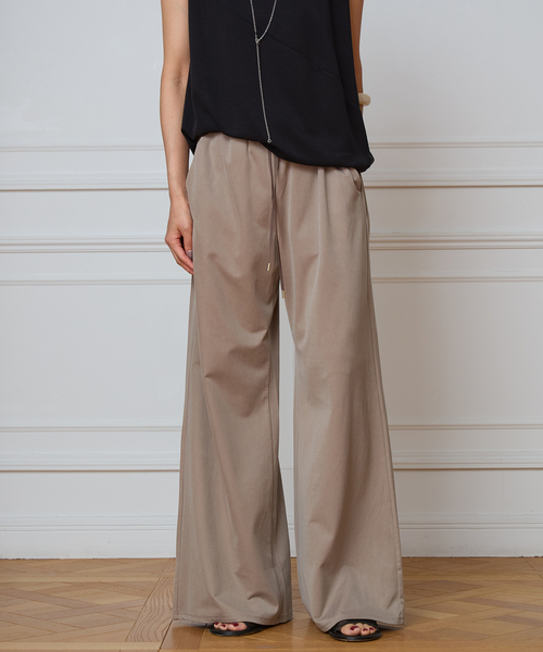IENA LA BOUCLE(イエナラブークル)の「《追加3/洗濯機洗い可》IENA LA BOUCLE Cupra mix イージーパンツ(その他パンツ・レディース・ベージュ/ブラック・34/36/38/40)」の14枚目の写真
