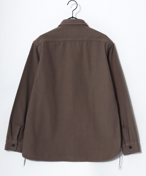 HOUSTON（ヒューストン）の「HOUSTON/ヒューストン Muji Stripe Viyella Shirt/ムジ ストライプ ビエラシャツ/ネルシャツ/レディース メンズ（シャツ/ブラウス・メンズ・ホワイト系その他/グレー/マスタード/ブラック/ネイビー/ブラック系その他/グレー系その他/ブルー系その他/グリーン系その他/オリーブ・M/L/XL）」の19枚目の写真