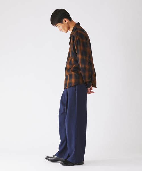 JOURNAL STANDARD relume(ジャーナルスタンダード レリューム)の「バルジ ツイル ”レイジー” 1タック スラックス(スラックス・メンズ・ブラック/チャコールグレー/ネイビー/ブラウン系その他・SMALL/MEDIUM/LARGE)」の14枚目の写真