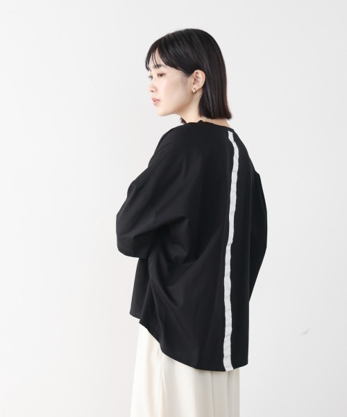 Bou Jeloud(ブージュルード)の「WシルケットロゴT(Tシャツ/カットソー・レディース・オフホワイト/A/ブラック・FREE)」の20枚目の写真