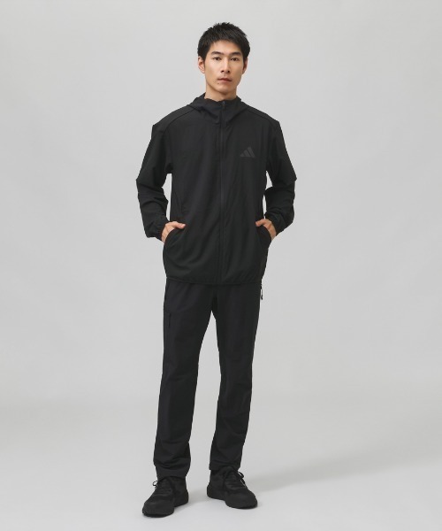 adidas(アディダス)の「アディダス adidas トレーニング ウーブン ジャケット(ナイロンジャケット・メンズ・ブラック・LL/3L/S/M/L)」の8枚目の写真