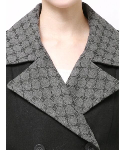 GYDA(ジェイダ)の「ベルト付 SymmetryGYDA embroidery longコート(その他アウター・レディース・オフホワイト/ブラック・FREE/X-SMALL)」の10枚目の写真