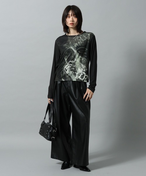 PAGEBOY（ページボーイ）の「【KISHI KAISEI】EXCLUSIVE ARTWORK パネルロンT（Tシャツ/カットソー・レディース・レッド/ブラック・FREE）」の13枚目の写真