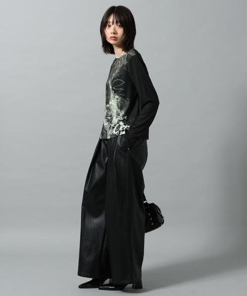 PAGEBOY（ページボーイ）の「【KISHI KAISEI】EXCLUSIVE ARTWORK パネルロンT（Tシャツ/カットソー・レディース・レッド/ブラック・FREE）」の14枚目の写真