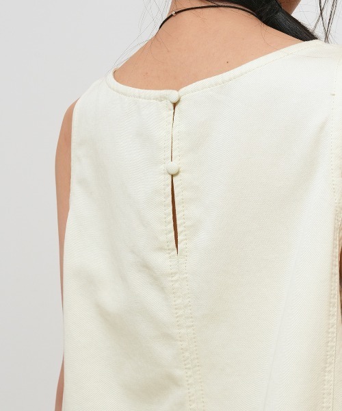 GENERAL IDEA(ジェネラルアイデア)の「【GENERAL IDEA】ミニマルツイルワンピース / MINIMAL TWILL DRESS(ワンピース・レディース・ネイビー/アイボリー・L/M/S)」の13枚目の写真