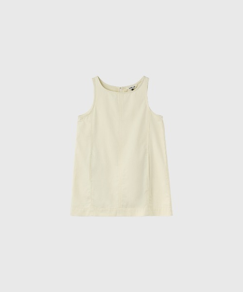GENERAL IDEA(ジェネラルアイデア)の「【GENERAL IDEA】ミニマルツイルワンピース / MINIMAL TWILL DRESS(ワンピース・レディース・ネイビー/アイボリー・L/M/S)」の6枚目の写真