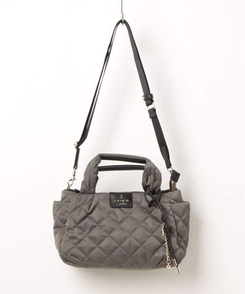 LANVIN en Bleu(ランバンオンブルー)の「エミリー 2Wayハンドバッグ(トートバッグ・レディース・ブラック/グレー・FREE)」の2枚目の写真