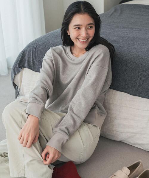 セール】コンパクトラメスウェット 26AW | 大人カジュアル/リラクシー