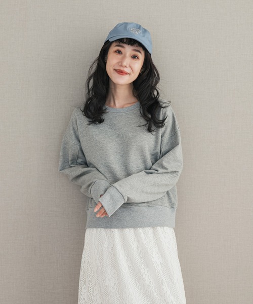 URBAN RESEARCH DOORS(アーバンリサーチドアーズ)の「コンパクトラメスウェット(スウェット・レディース・ベージュ系その他/グレー・FREE)」の4枚目の写真