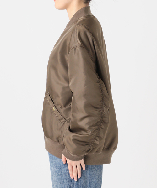 Spick & Span(スピックアンドスパン)の「《追加》ナイロンダブルジップブルゾン(その他アウター・レディース・ブラウン/カーキ・FREE)」の12枚目の写真