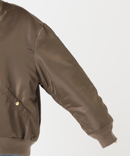 Spick & Span(スピックアンドスパン)の「《追加》ナイロンダブルジップブルゾン(その他アウター・レディース・ブラウン/カーキ・FREE)」の15枚目の写真