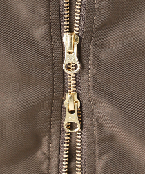 Spick & Span(スピックアンドスパン)の「《追加》ナイロンダブルジップブルゾン(その他アウター・レディース・ブラウン/カーキ・FREE)」の16枚目の写真