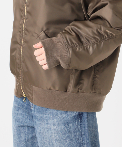 Spick & Span(スピックアンドスパン)の「《追加》ナイロンダブルジップブルゾン(その他アウター・レディース・ブラウン/カーキ・FREE)」の17枚目の写真