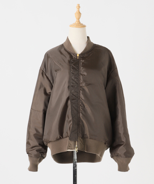 Spick & Span(スピックアンドスパン)の「《追加》ナイロンダブルジップブルゾン(その他アウター・レディース・ブラウン/カーキ・FREE)」の19枚目の写真