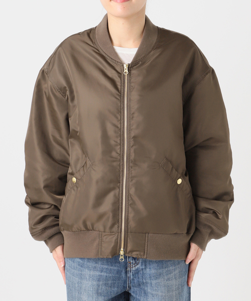 Spick & Span(スピックアンドスパン)の「《追加》ナイロンダブルジップブルゾン(その他アウター・レディース・ブラウン/カーキ・FREE)」の21枚目の写真