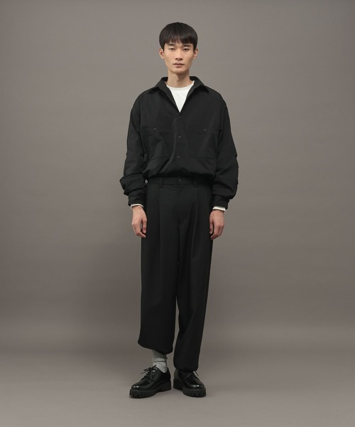 LAKOLE（ラコレ）の「TECHタフナイロン長袖シャツ / 1060185（シャツ/ブラウス・メンズ・カーキ/ブラック・X-LARGE/LARGE/MEDIUM）」の3枚目の写真