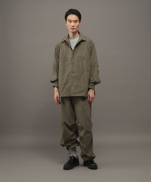 LAKOLE（ラコレ）の「TECHタフナイロン長袖シャツ / 1060185（シャツ/ブラウス・メンズ・カーキ/ブラック・X-LARGE/LARGE/MEDIUM）」の19枚目の写真