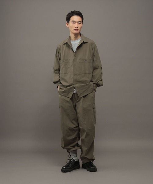 LAKOLE（ラコレ）の「TECHタフナイロン長袖シャツ / 1060185（シャツ/ブラウス・メンズ・カーキ/ブラック・X-LARGE/LARGE/MEDIUM）」の20枚目の写真