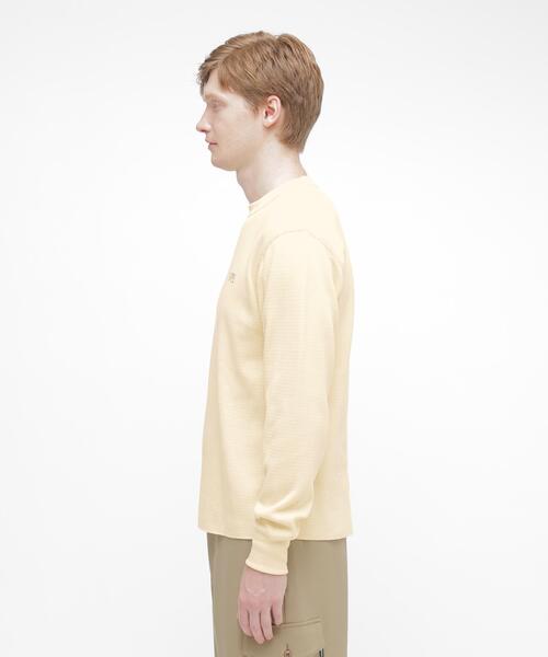 AVIREX(アヴィレックス)の「HONEYCOMB WAFFLE L/S CREW T-SHIRT /ハニカム ワッフル 長袖 Tシャツ / AVIREX / アヴィレックス(Tシャツ/カットソー・メンズ・ホワイト/ブラック/キナリ・S/XL/M/L)」の15枚目の写真