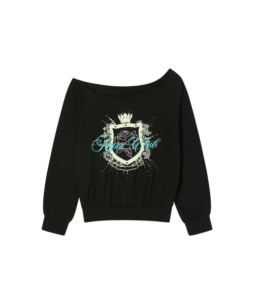 NYXX(エヌワイエックスエックス)の「NYXX CLUB OFF SHOULDER L/S BLACK(Tシャツ/カットソー・レディース・その他・FREE)」の2枚目の写真