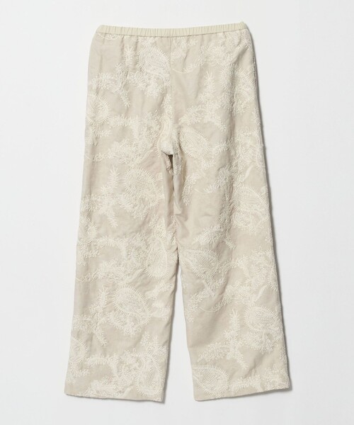 BEAUTY&YOUTH UNITED ARROWS（ビューティーアンドユースユナイテッドアローズ）の「ジャガード ペイズリー エンブロイダリー ドローストリングパンツ（その他パンツ・レディース・ブラック/ナチュラル・M/S）」の12枚目の写真