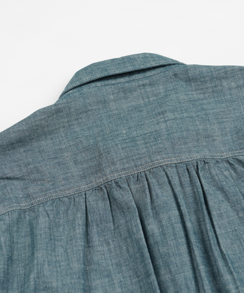FRIZMWORKS(フリズムワークス)の「KUROKI CHAMBRAY HALF ZIP SHIRT _ WASHED BLUE(シャツ/ブラウス・メンズ・その他・SMALL/MEDIUM/LARGE/X-LARGE)」の8枚目の写真