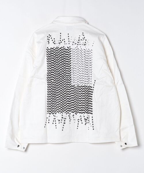 F-LAGSTUF-F（フラグスタフ）の「24SS-FSxK.K-01 STAR&BARS SWING TOP｣ｨxkosuke kawamura)（その他アウター・メンズ・White/Black・LARGE/MEDIUM/X-LARGE）」の5枚目の写真