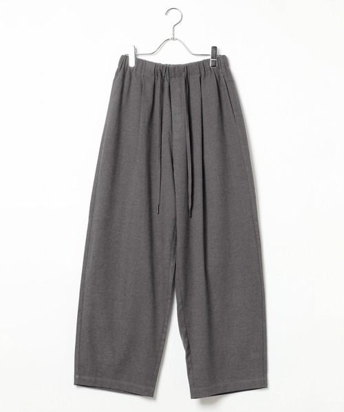 LEPSIM（レプシィム）の「ウールライクコクーンパンツ　1066047（その他パンツ・レディース・チャコールグレー/ブラック/カーキブラウン・FREE）」の2枚目の写真