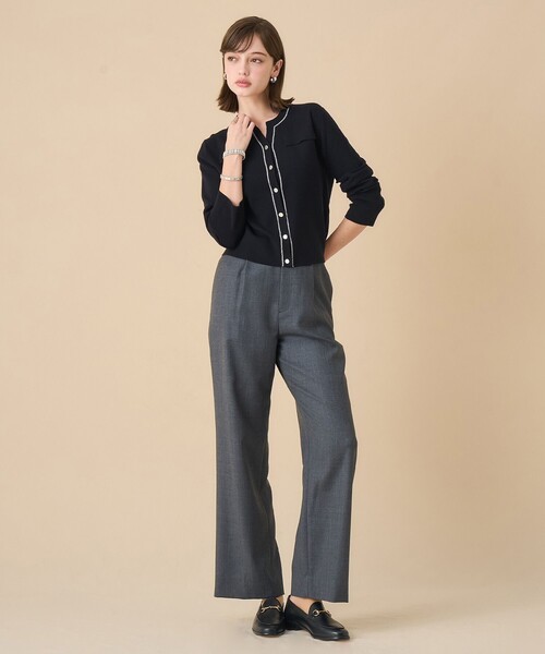 ANAYI(アナイ)の「ボールチェーン カーディガン(カーディガン/ボレロ・レディース・ピンク/ブラック/オフホワイト・36/38)」の7枚目の写真
