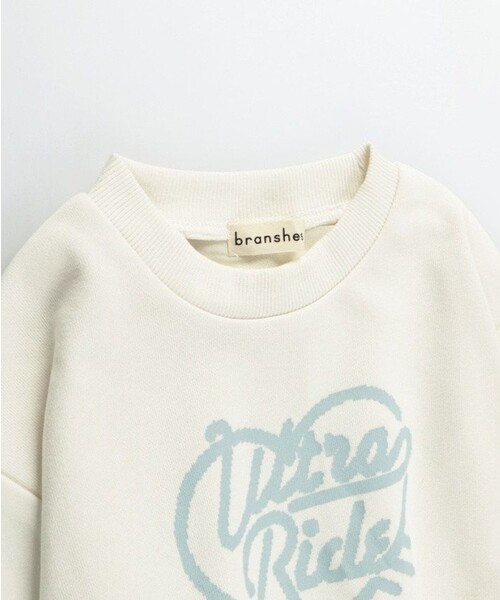 BRANSHES(ブランシェス)の「レースドッキングトレーナー(スウェット・キッズ・ピンク/ネイビー/ブラウン/アイボリー・100/110/130/150/120/140)」の12枚目の写真