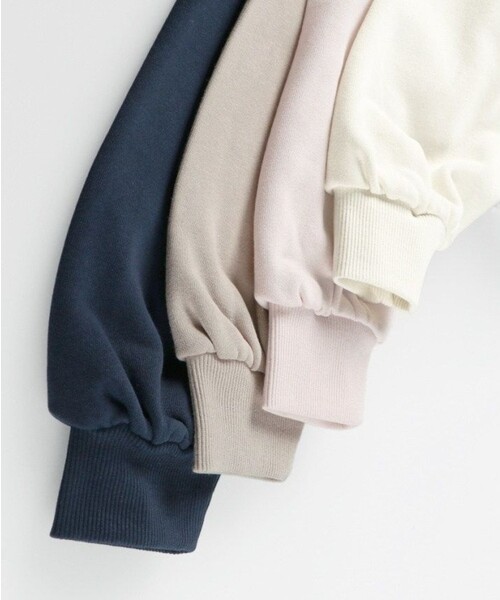 BRANSHES(ブランシェス)の「レースドッキングトレーナー(スウェット・キッズ・ピンク/ネイビー/ブラウン/アイボリー・100/110/130/150/120/140)」の14枚目の写真