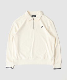 FRED PERRY / フレッドペリー HALF ZIP COLLARED SWEATSHIRT