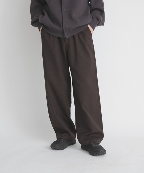 EKAL(エカル)の「WOOL LIKE TROUSER(その他パンツ・メンズ・ブラウン/ブラック/チャコールグレー・LARGE/MEDIUM)」の3枚目の写真