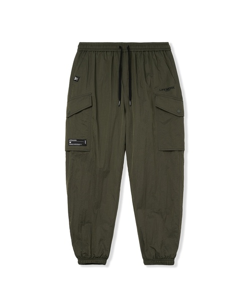 LIFE WORK(ライフワーク)の「L1 フリースウォームジョガーパンツ(スウェットパンツ・メンズ・ブラック/ダークカーキ・LARGE/MEDIUM)」の1枚目の写真